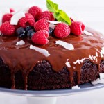 Torta de chocolate vegana