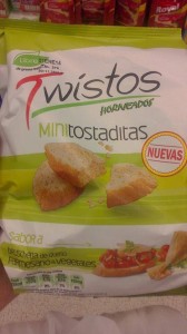 Twistos - Tostadas sabor queso y vegetales